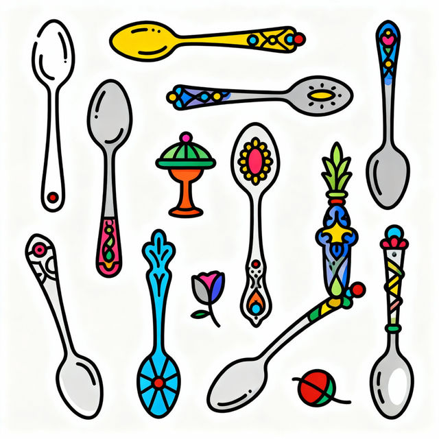 Spoon Clip Art - Made With AI gallery