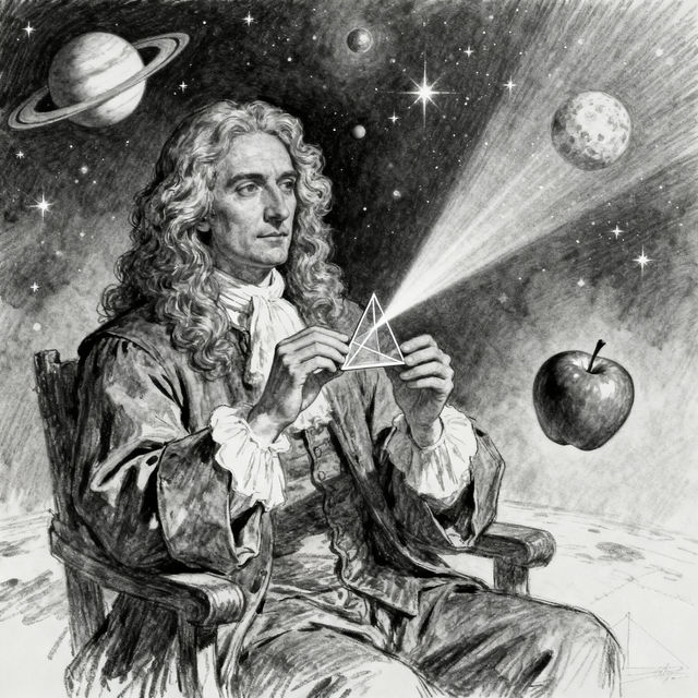 Newton Drawings - AI Generated Art gallery