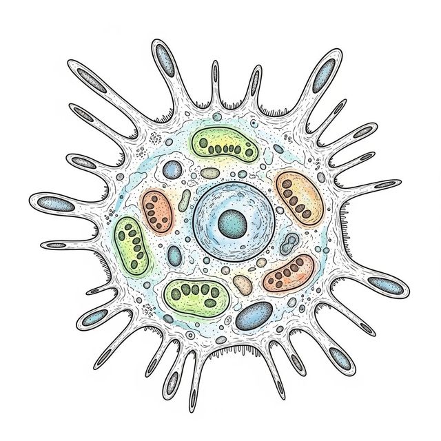 Explore Stunning Microscope Drawings Created with AI gallery