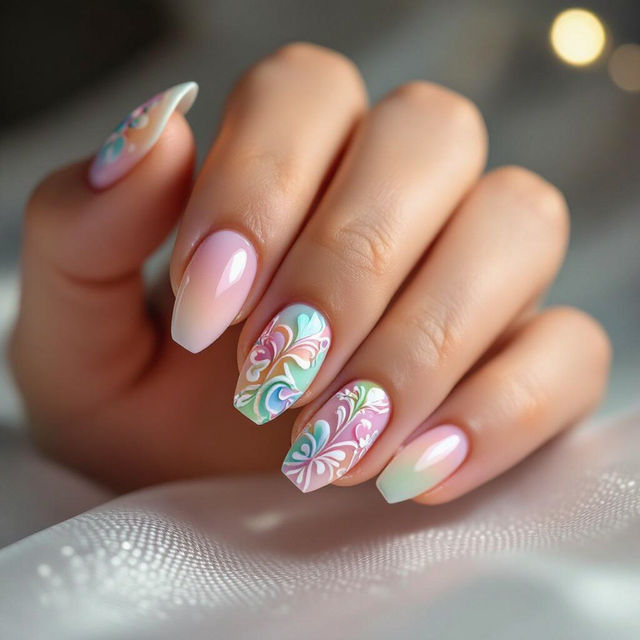 Pastel Nail Art gallery