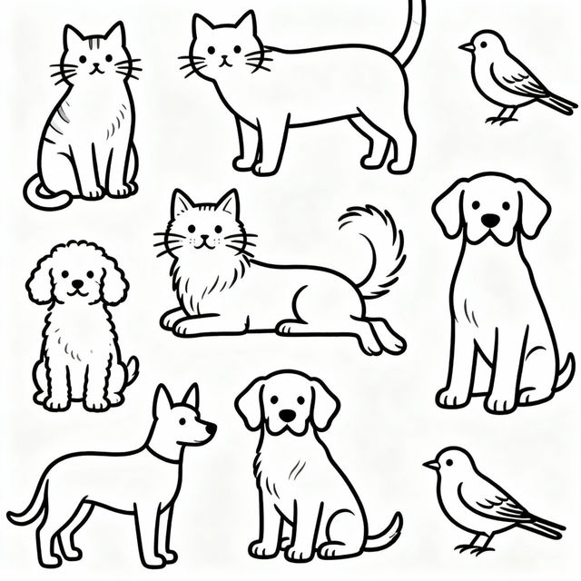 Easy Animal Drawings - Made With AI gallery