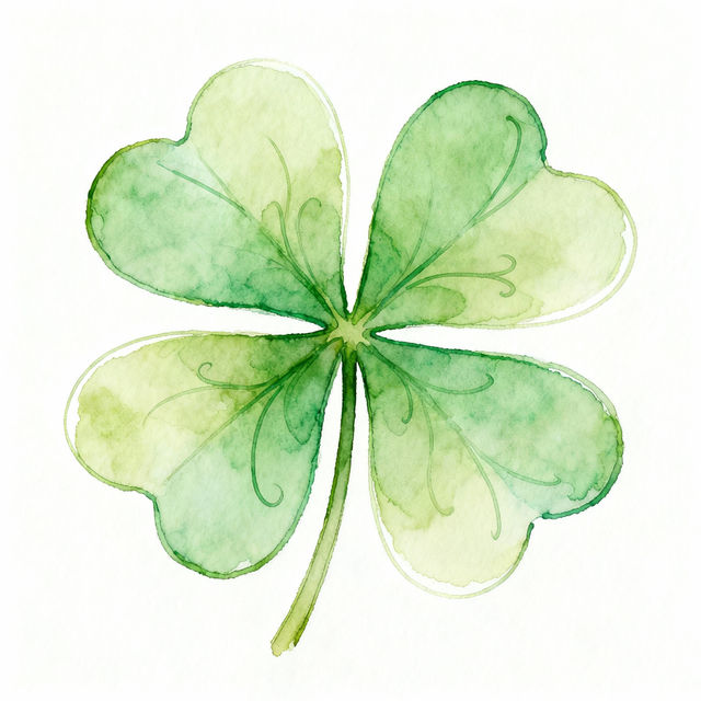 Clover Drawing Easy gallery