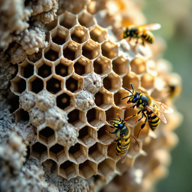 Wasp Nests Images - Generated by AI gallery
