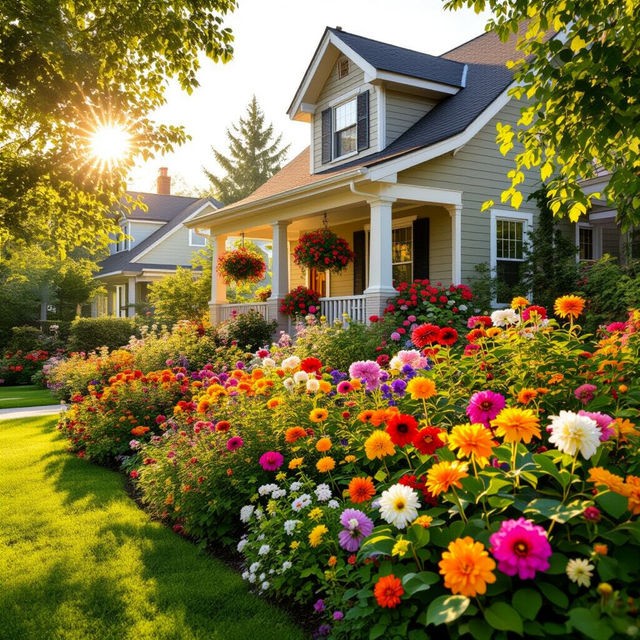 Flower Bed In Front Of House Pictures gallery