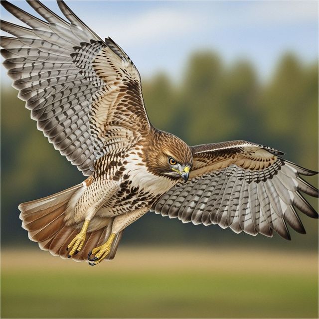 Stunning Hawk Drawings Created with AI gallery