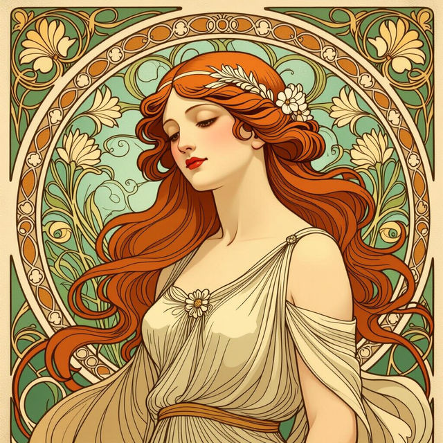 Art Nouveau Woman Art gallery