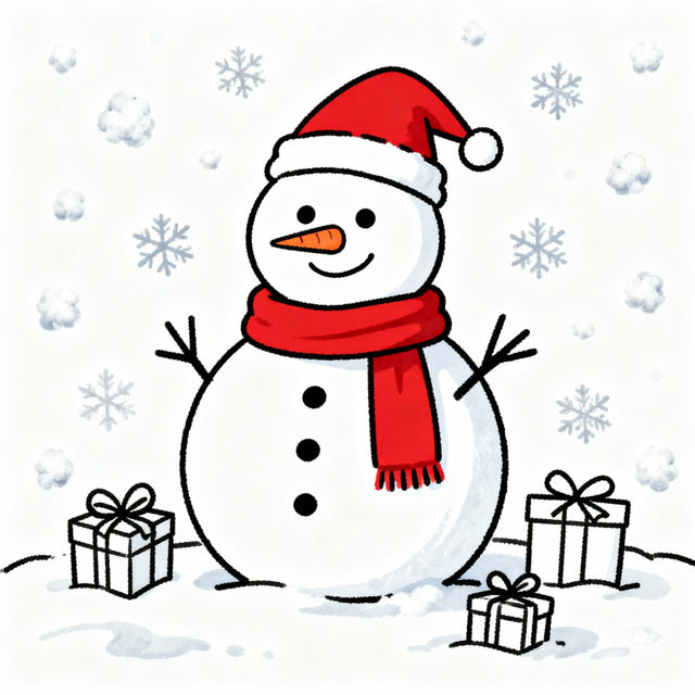 Easy Christmas Drawings - Made With AI gallery
