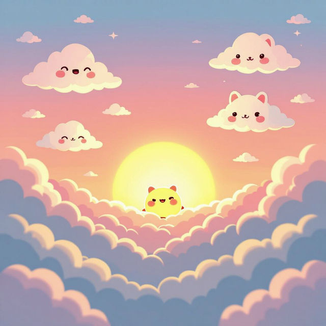 Cute Sunset Wallpapers - Made With AI gallery