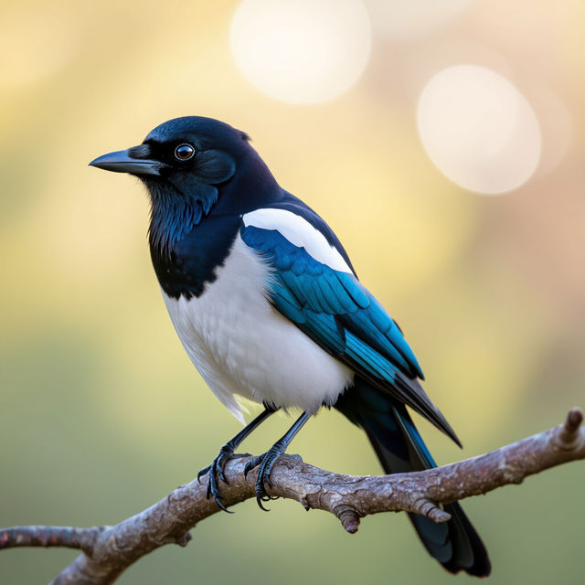 Magpie Images Generated by AI gallery