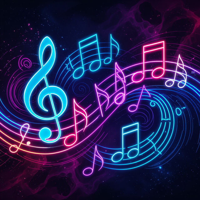 Music Note Wallpapers - AI Generated gallery