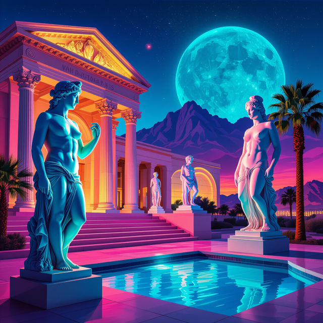 The Art Museum Las Vegas - AI Generated Art gallery