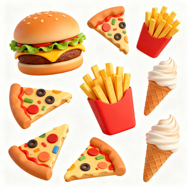 Junk Food Drawings - Made With AI gallery