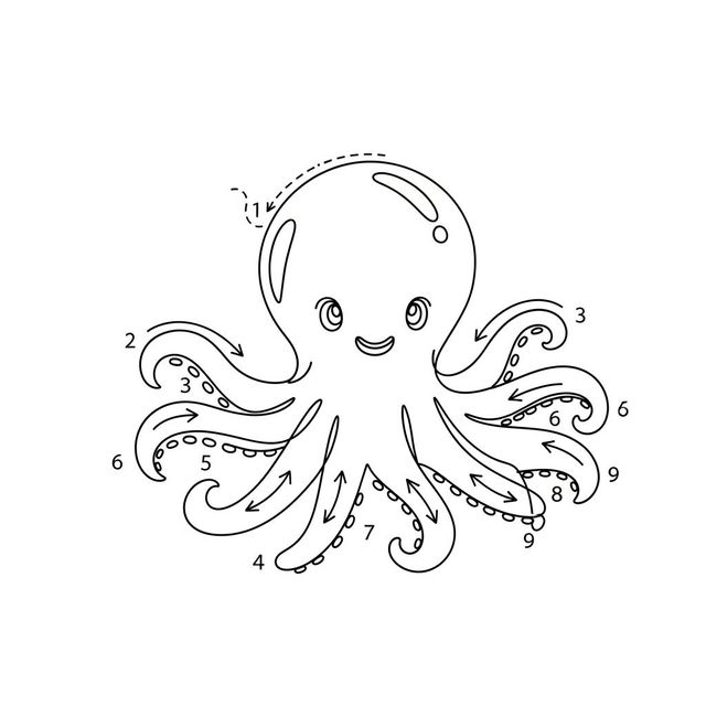 Easy Octopus Drawing Gallery gallery