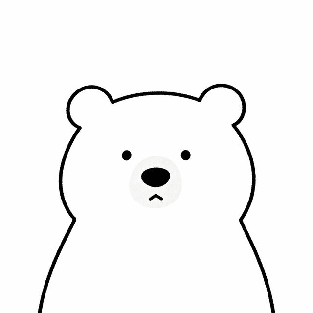 Bear Simple Drawings - Made With AI gallery