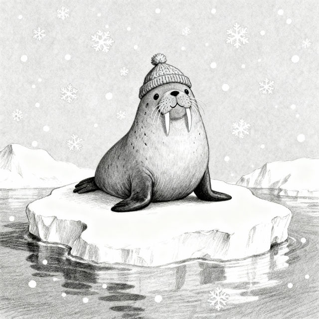 Walrus Drawings - Made With AI gallery