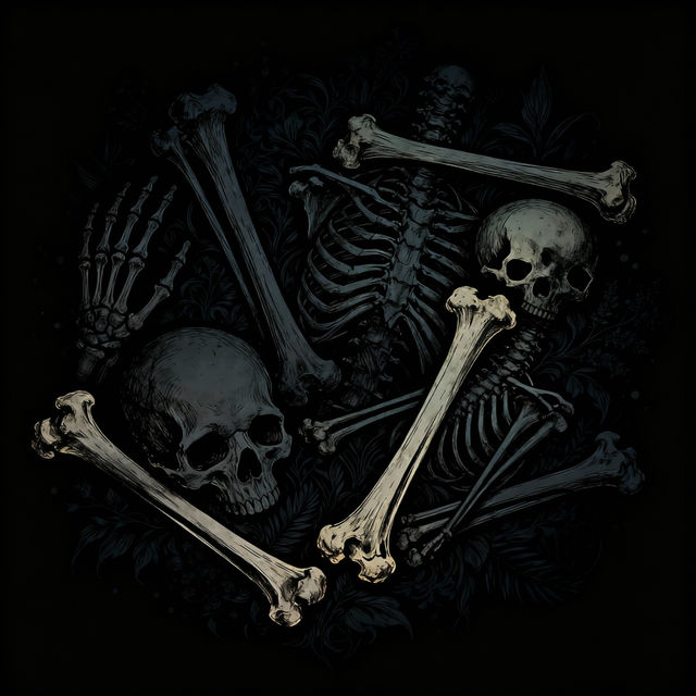 Drawing Bones - AI Generated Art gallery