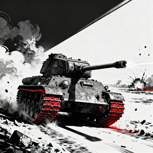 Blitzkrieg Drawings - AI Generated gallery