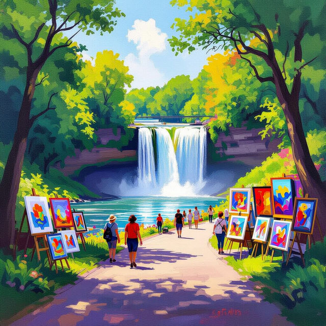 Minnehaha Falls Art Fair gallery
