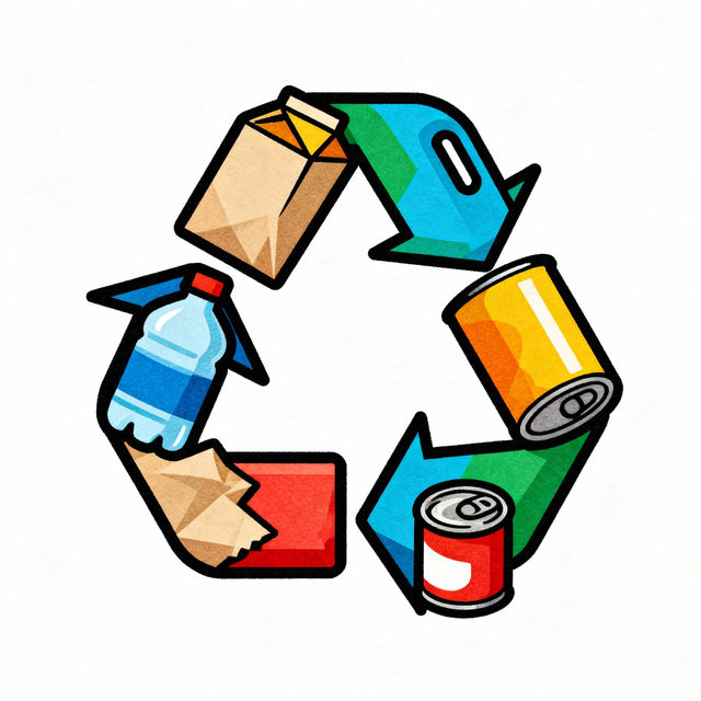 Recycling Drawings - Made With AI gallery