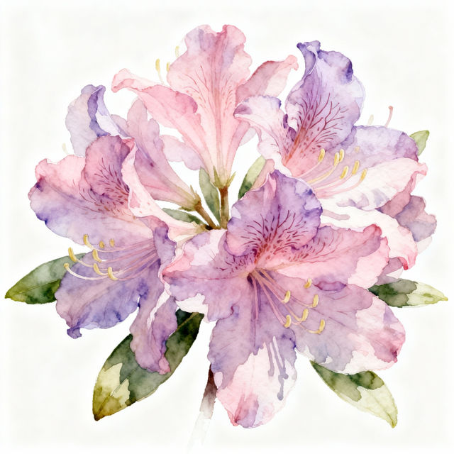 Azalea Flower Drawings gallery
