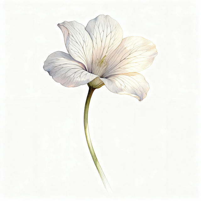 Flower Stem Drawing gallery