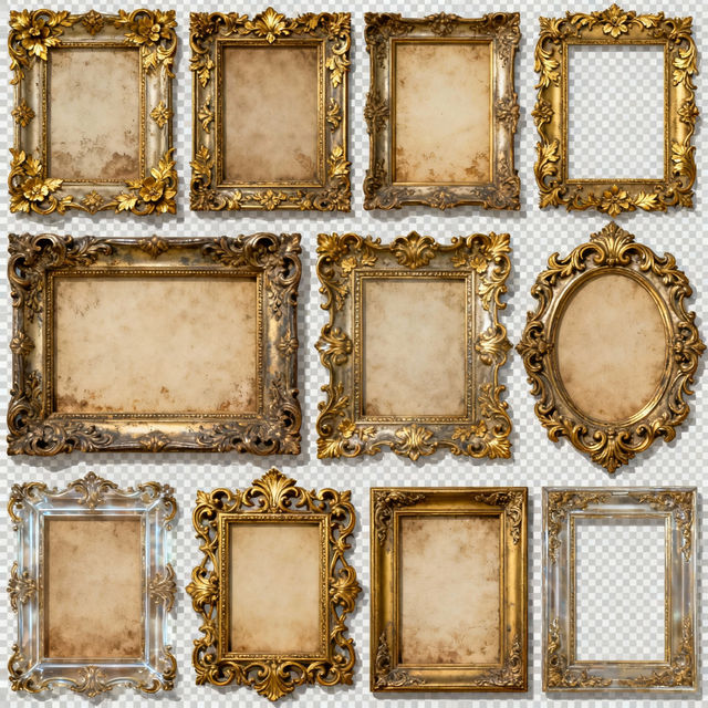Picture Frames PNG - AI Generated gallery