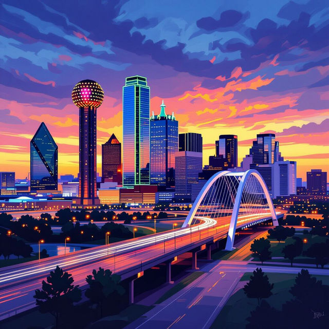 Dallas Images - AI Generated Cityscapes gallery