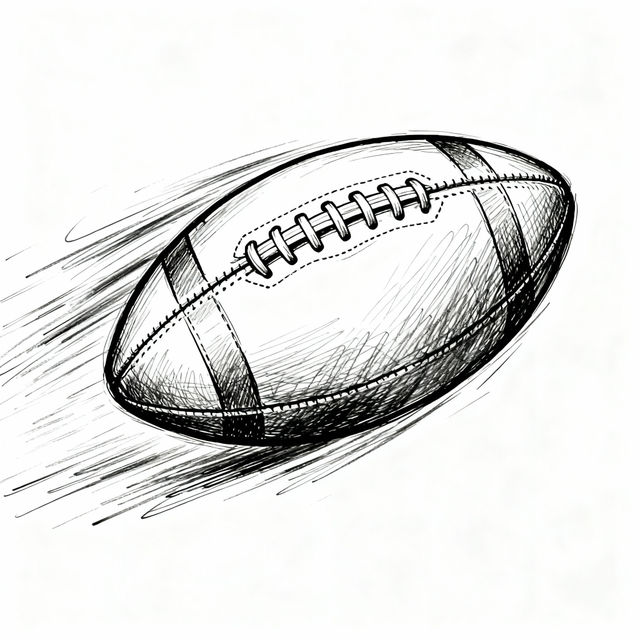 Rugby Ball Drawing gallery