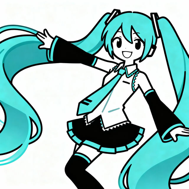 Easy Miku Drawings gallery