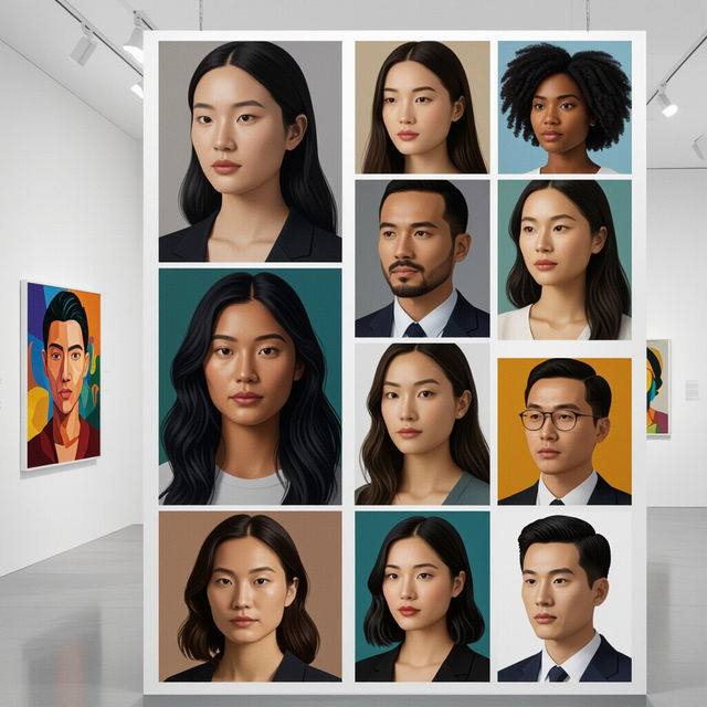 AI Face Pictures gallery