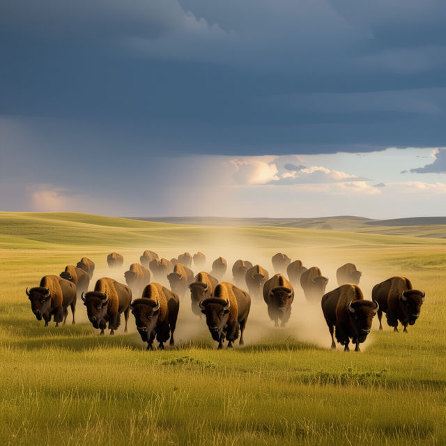 Pictures Of Buffalo - AI Generated gallery