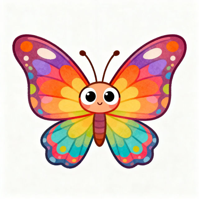Cartoon Butterfly Drawings - Made With AI gallery