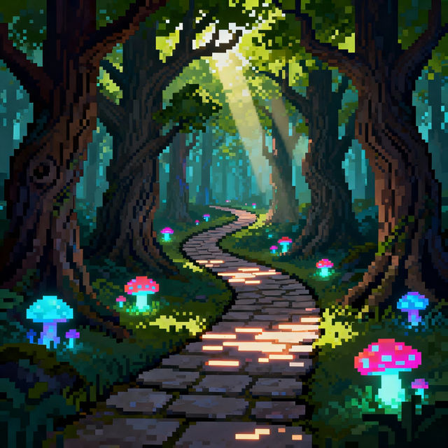 Pixel Art Forest gallery