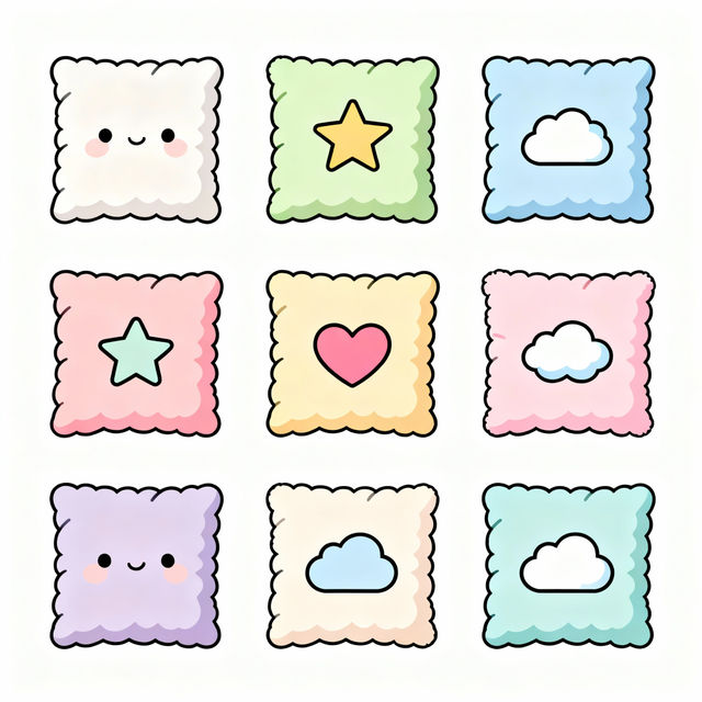 Pillow Clip Art - Made With AI gallery