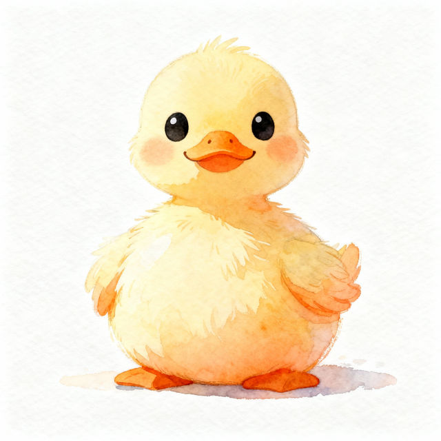 Cute Duck Drawing Easy gallery