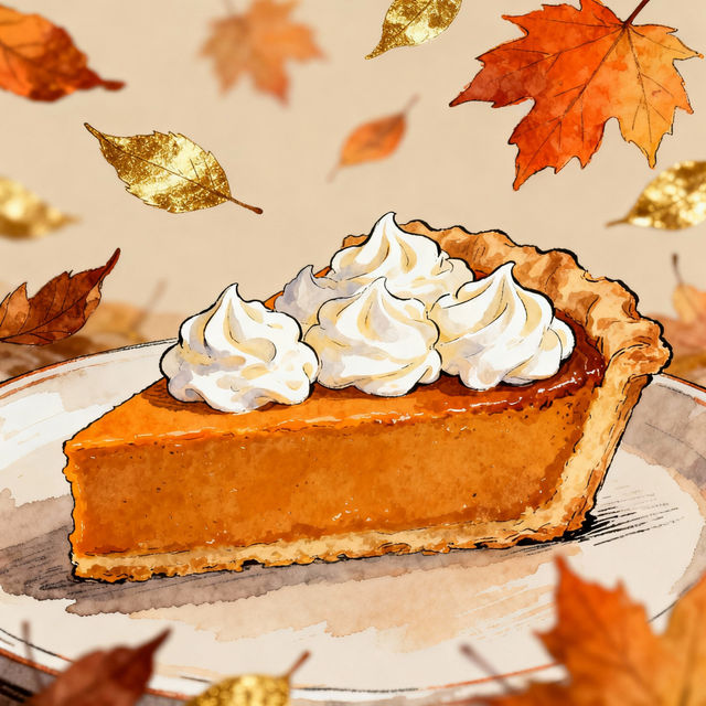 Drawing Pumpkin Pie - AI Art gallery