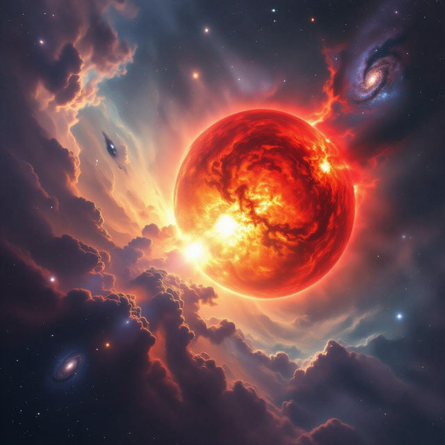 Red Supergiant Star Art - Outside the Milky Way gallery