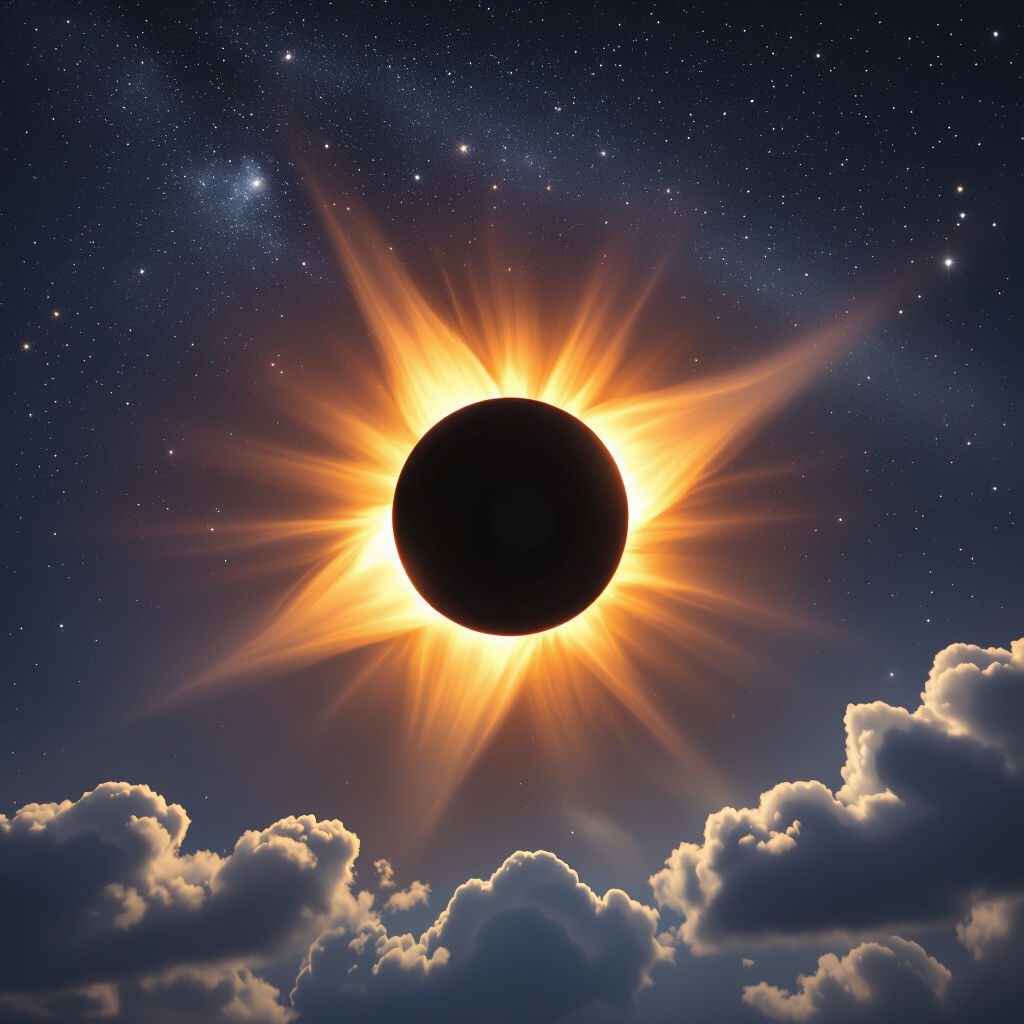 Picture Of Solar Eclipse - AI Generated Art