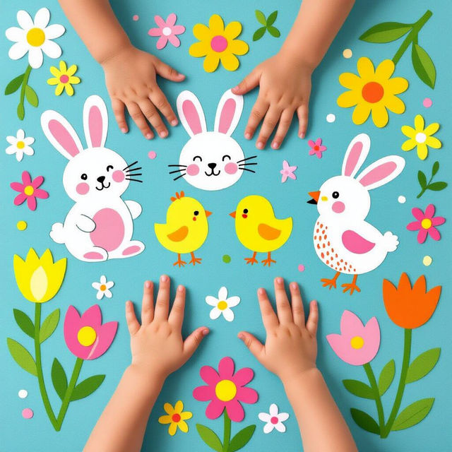Easter Handprint Art gallery