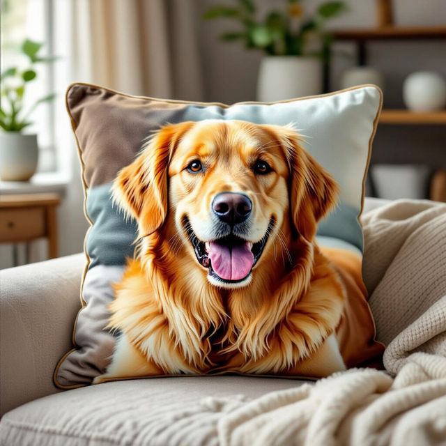 Dog Picture Pillows - Create Yours With AI gallery