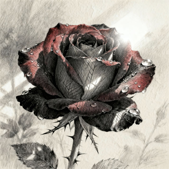 Realistic Flower Drawings - Easy AI Art gallery