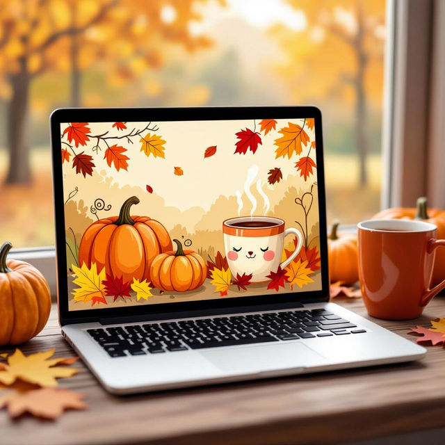 Cute Fall Wallpaper for Laptop gallery