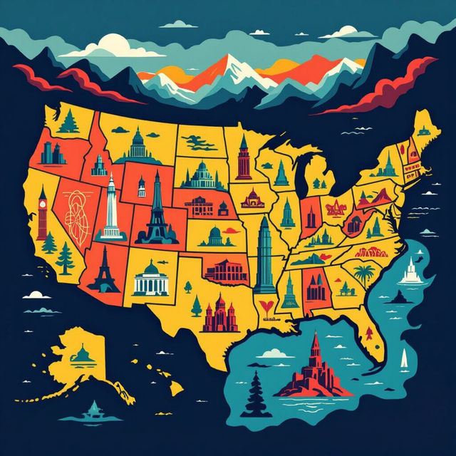 Images Of United States Map gallery