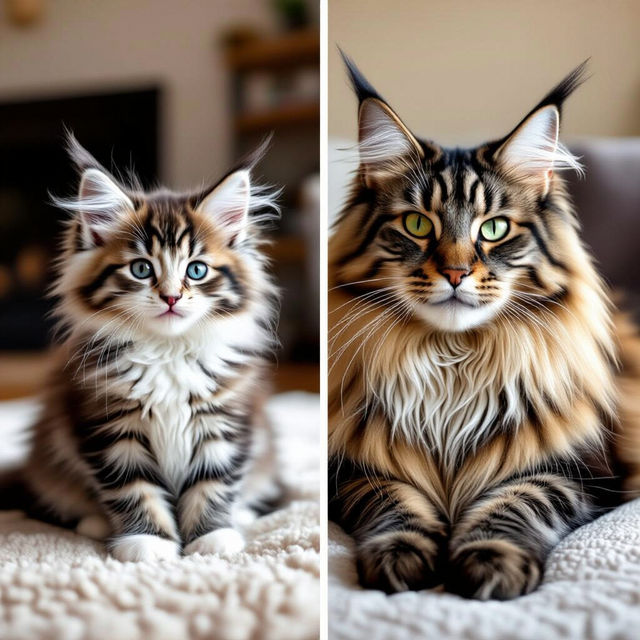 Maine Coon Growth Pictures - Watch Them Grow! gallery