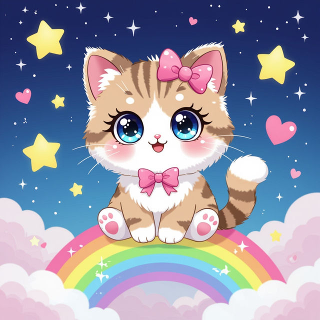 Kawaii Cat Wallpaper gallery