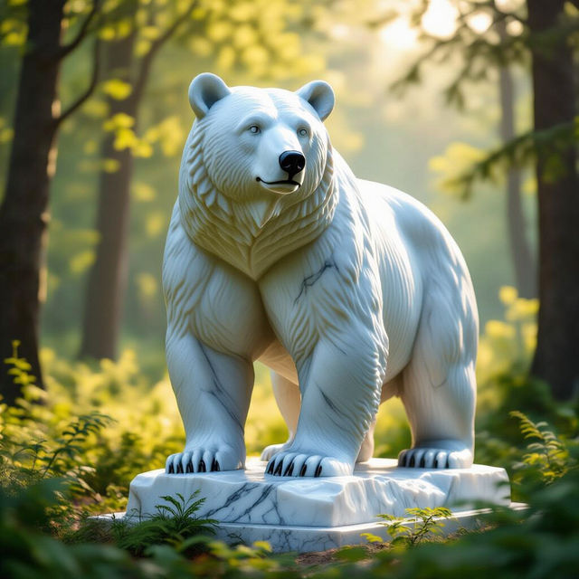 Bear Statue Art - Created with AI gallery