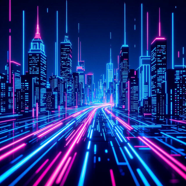 Neon Blue Wallpaper gallery