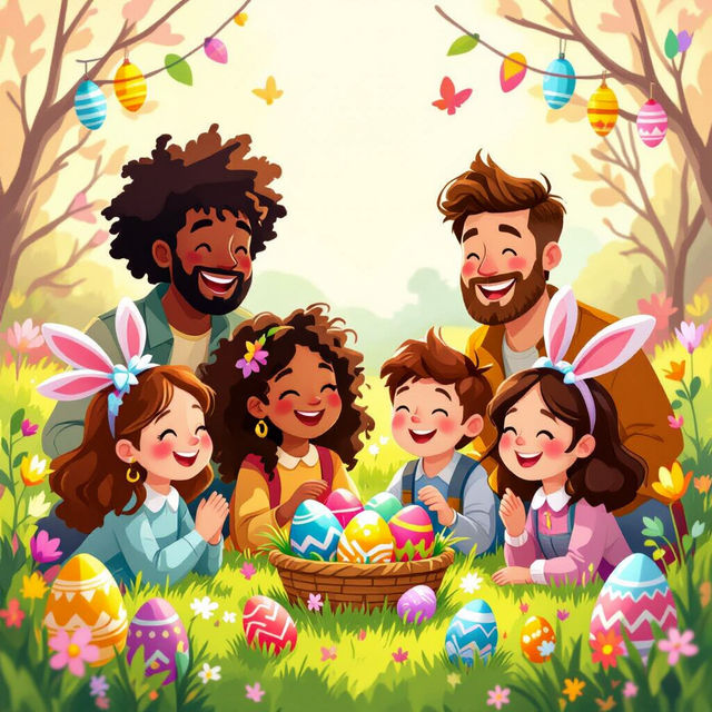 Happy Easter Friends Images - Made With AI gallery