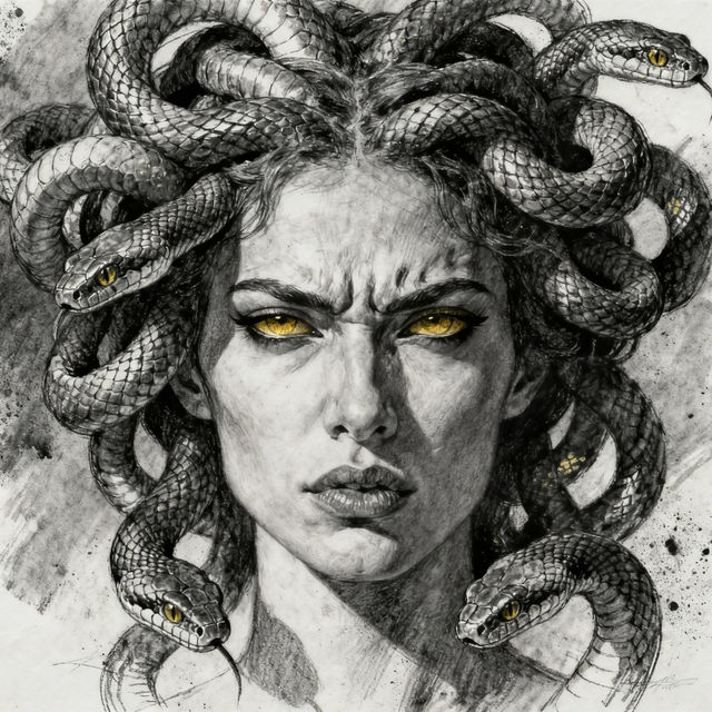 Medusa Sketch Art gallery