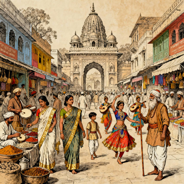 Ancient India Drawings gallery